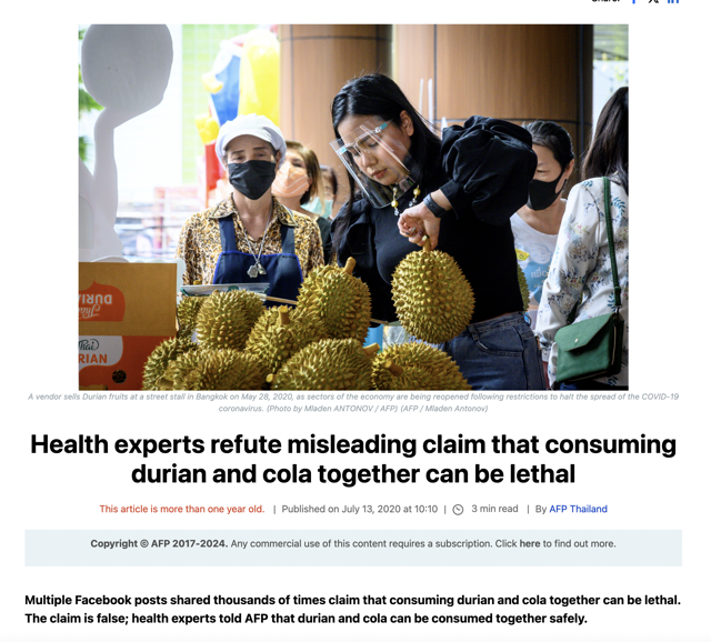 Can Eating Mangoes and Drinking Soda Really Kill You? 2 Can Eating Mangoes and Drinking Soda Really Kill You?