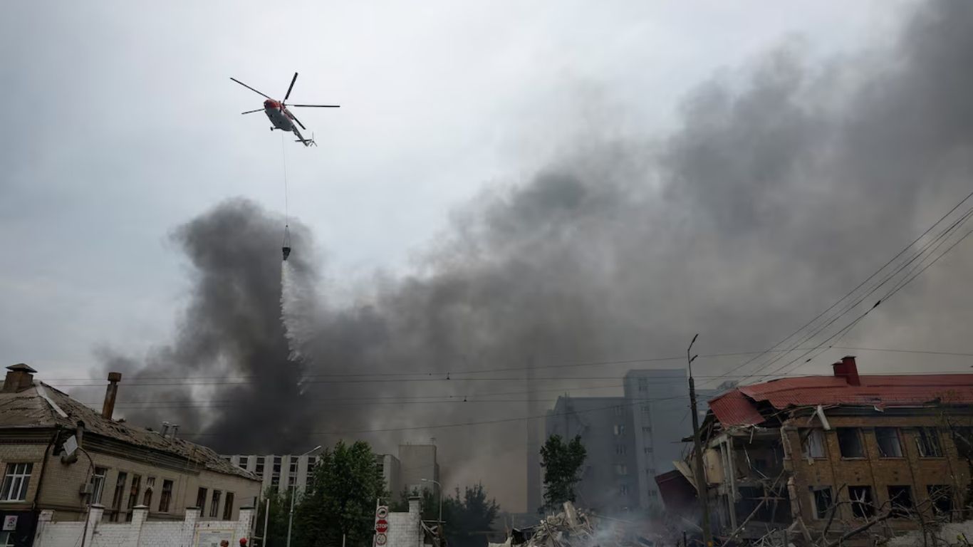 Russia’s Drone-Missile Attack Kills 16 in Kyiv