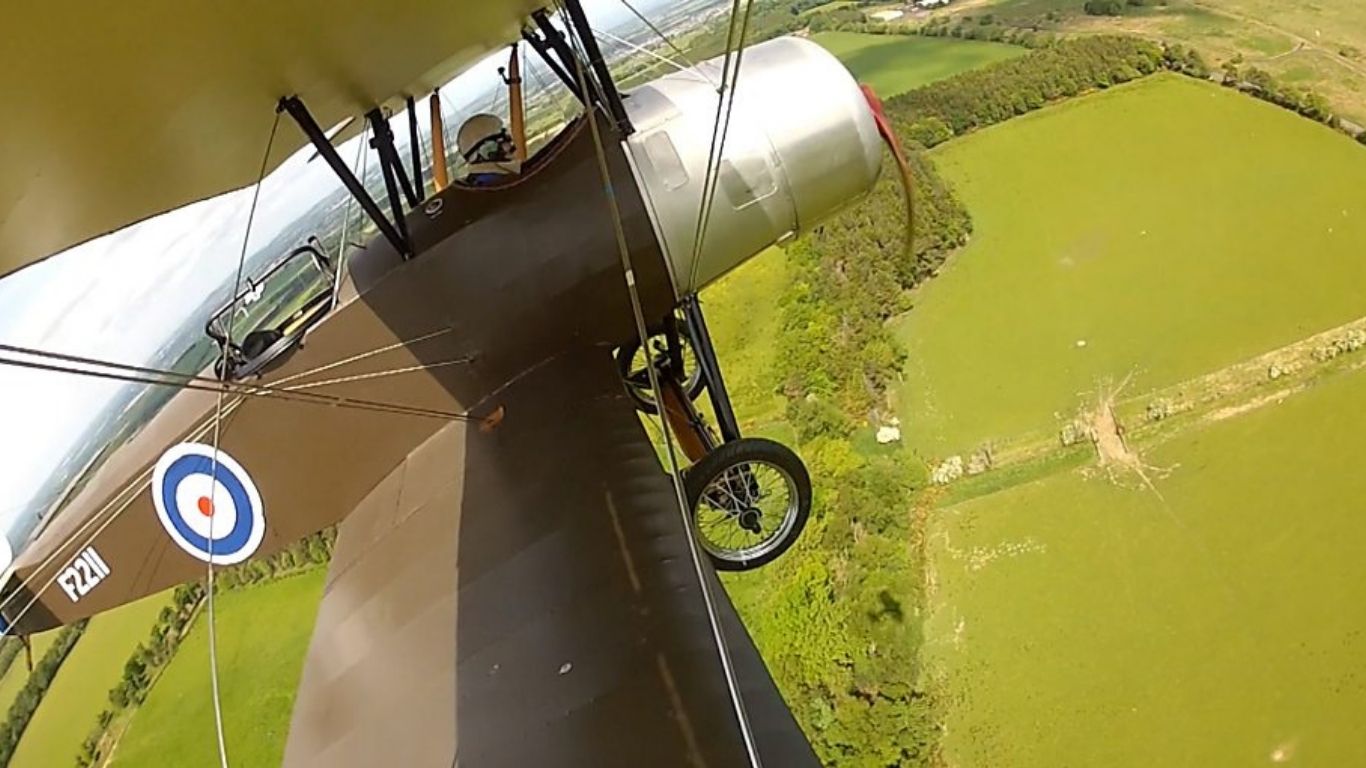World War One Replica Plane Takes Flight After 25 Years