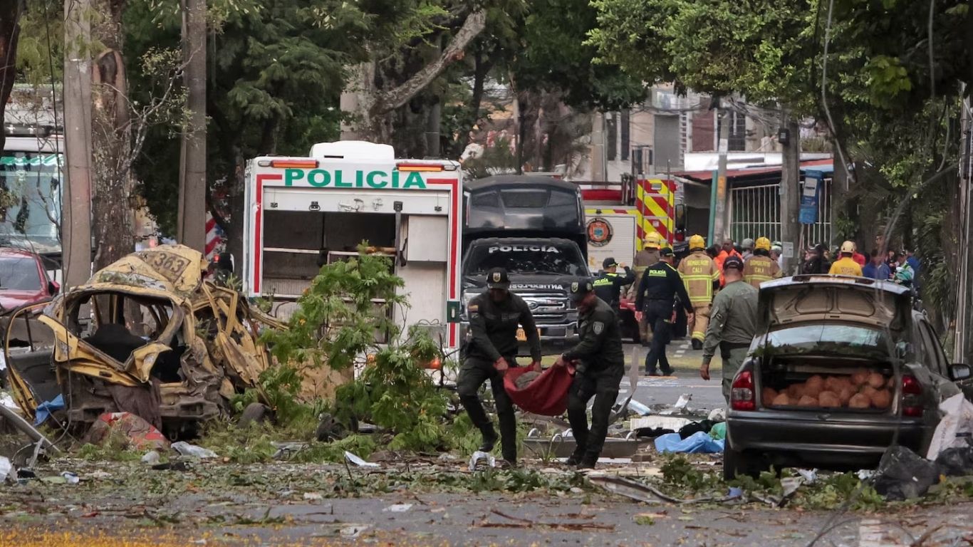 Colombia Rocked by Car Bomb and Helicopter Attack: At Least 13 Dead in Brutal Assault 1 Car bomb and helicopter attack in Colombia