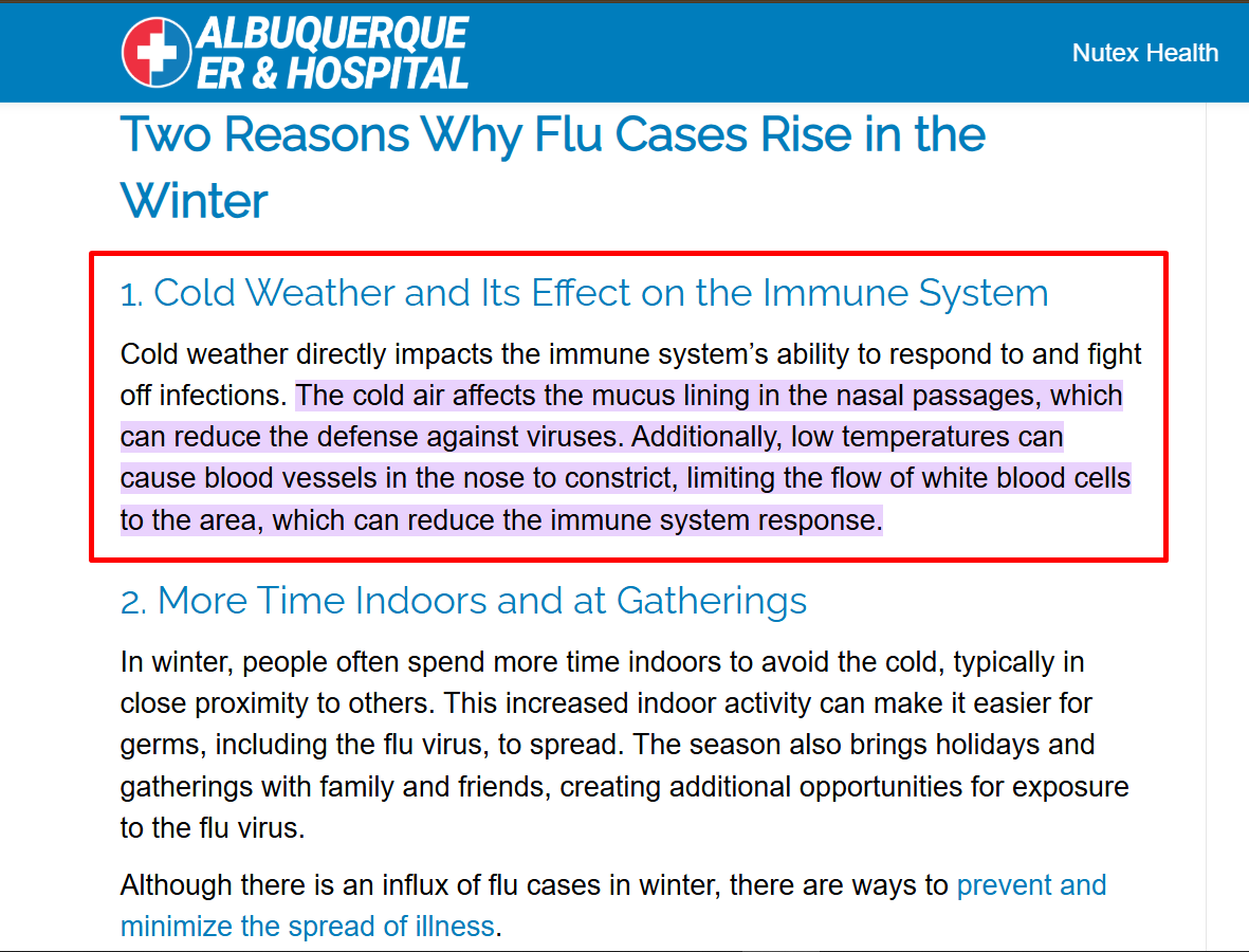 Fact Check: Does Cold Weather Really Cause the Flu? 3 Fact Check: Does Cold Weather Really Cause the Flu?