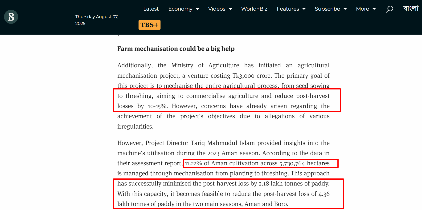 Fact Check: Is Bangladesh Truly Self-Sufficient in Rice Production? 4 Fact Check: Is Bangladesh Truly Self-Sufficient in Rice Production?
