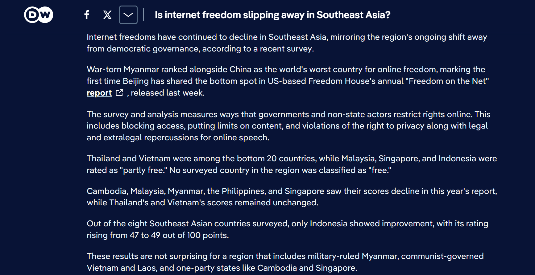 Social Media: Free Speech Booster or Big Brother in South Asia? 6 Social Media: Free Speech Booster or Big Brother in South Asia?