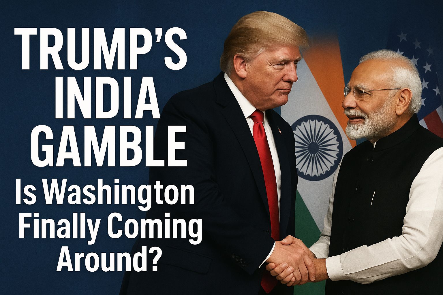 Trump’s India Gamble: Is Washington Finally Coming Around?