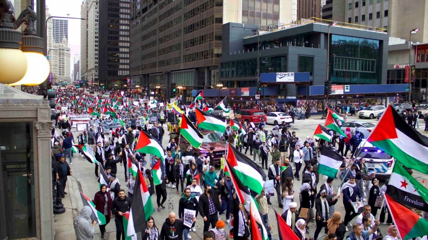 Israeli Protesters Demand a Ceasefire