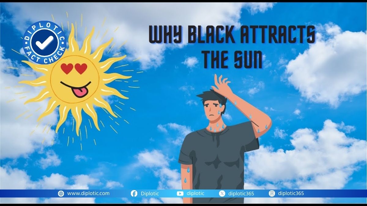 Fact Check: Wearing black attracts heat waves more intensely